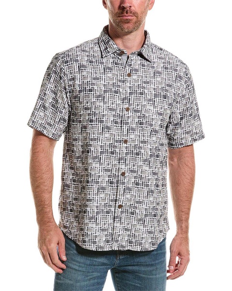 Tommy Bahama Coconut Point Pebble Tiles Shirt