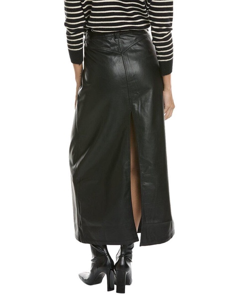 Free People City Slicker Maxi Skirt