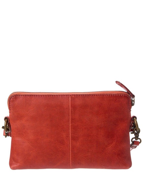 Frye Melissa Basket Woven Leather Crossbody Wristlet