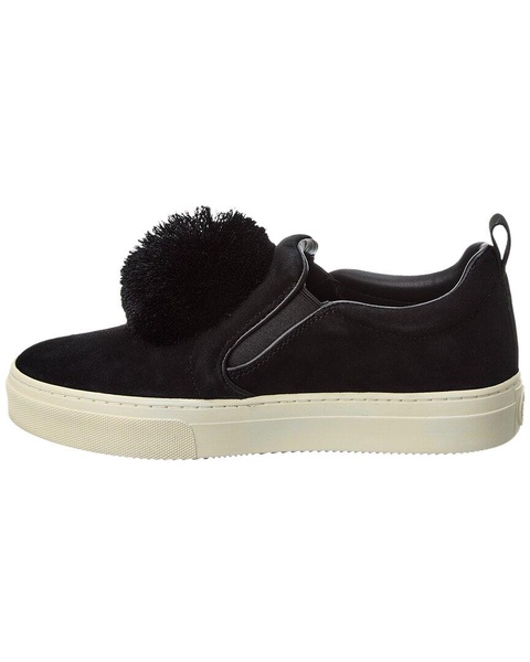 Tory Burch Pom Pom Suede Platform Sneaker