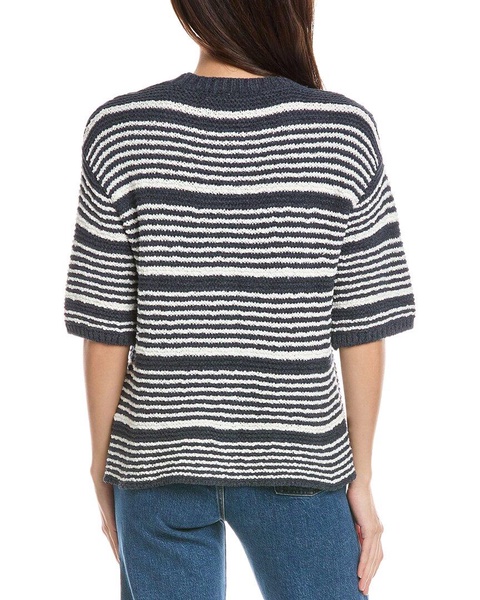 Barefoot Dreams Boucle Striped Pullover