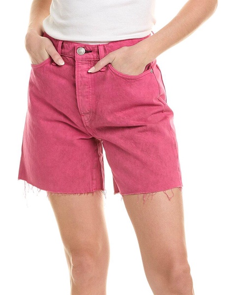 rag & bone Maya High-Rise Bright Fuchsia Short