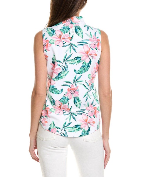 Tommy Bahama Aubrey Getaway Orchid Mock Top