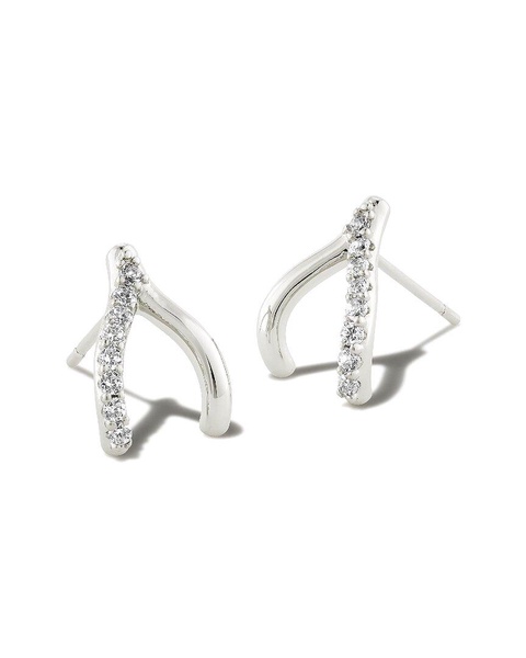 Kendra Scott Wishbone Crystal CZ Studs