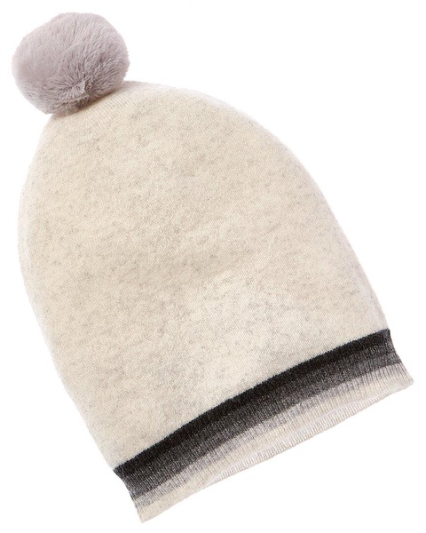 Scott & Scott London Rainbow Pom Cashmere Hat