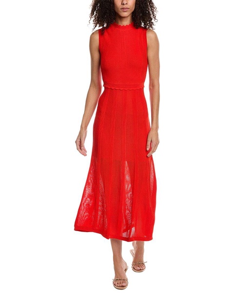 The Kooples Romantic Net Maxi Dress