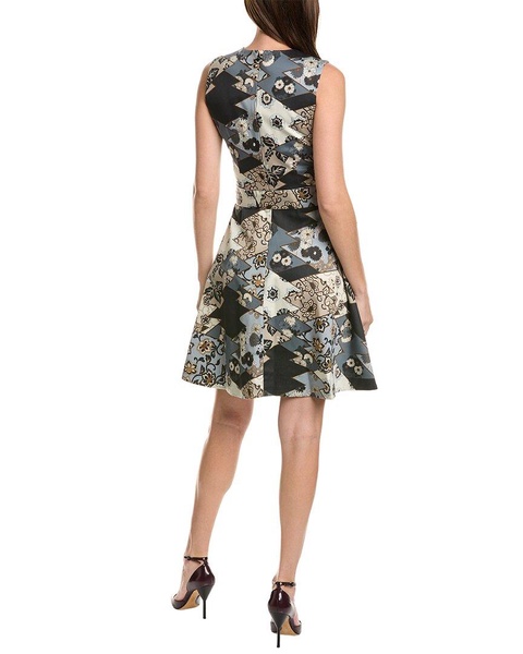 Natori Patchwork Mini Dress