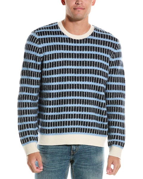 Ted Baker Textured Stripe Wool-Blend Sweater