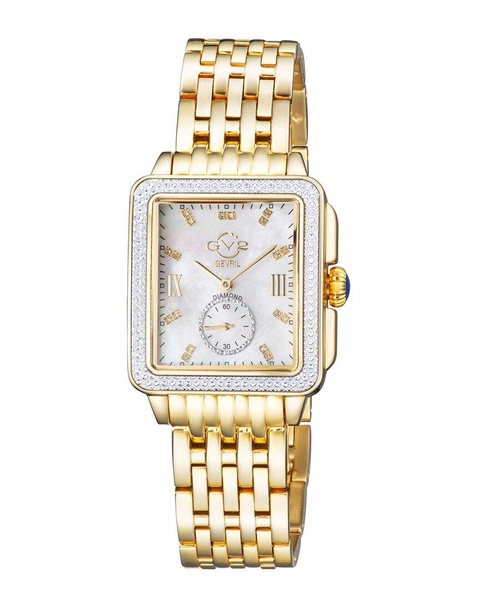 GV2 Women's Bari Tortoise Diamond Watch