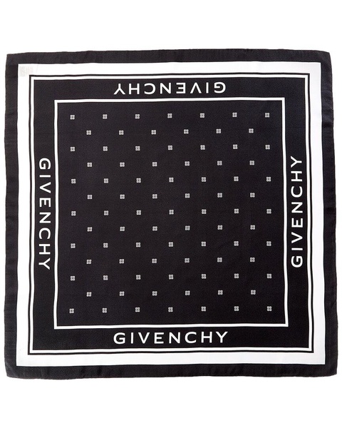 Givenchy Plumetis Silk Twill Scarf