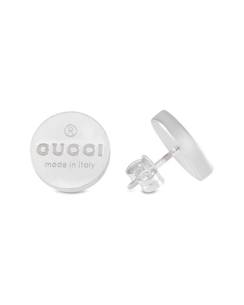 Gucci Silver Trademark Studs