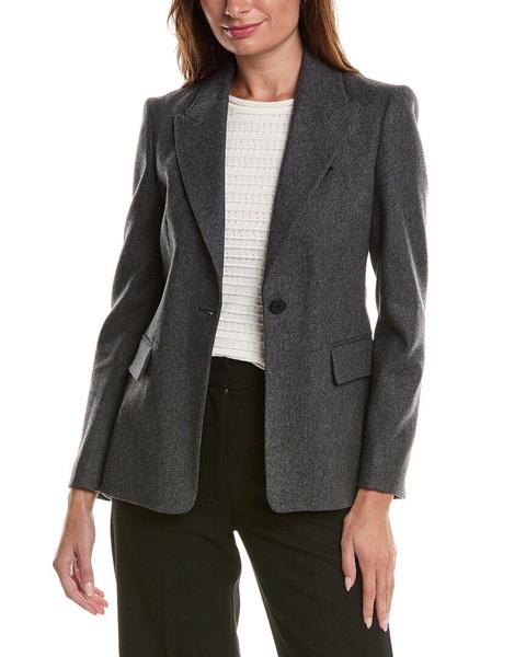 Maje Wool-Blend Suit Blazer