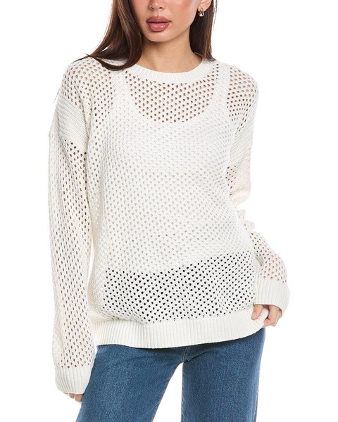 Barefoot Dreams Sunbleached Open Stitch Pullover