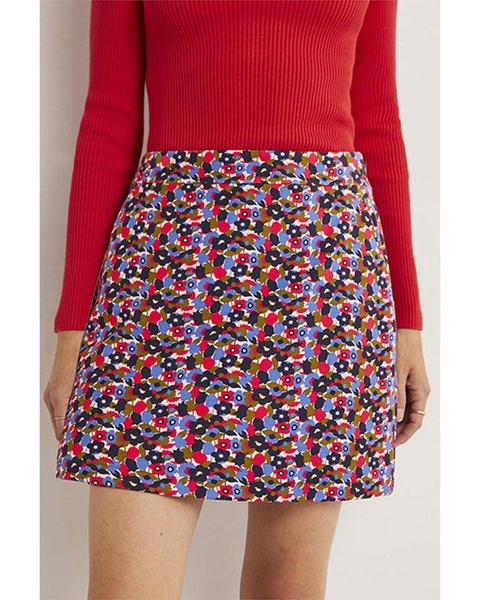 Boden Jersey A-Line Mini Skirt