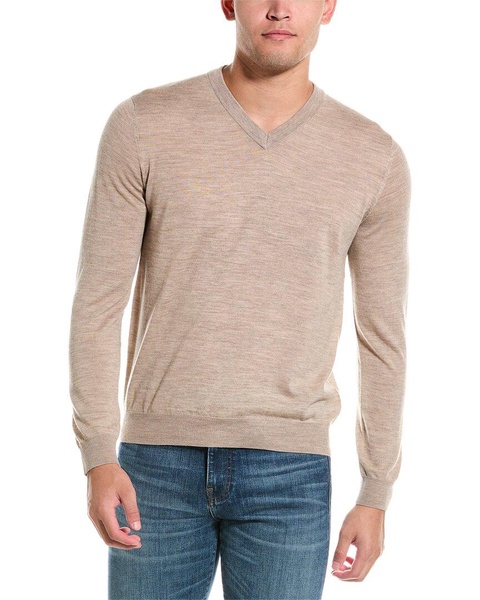 wool v-neck sweater