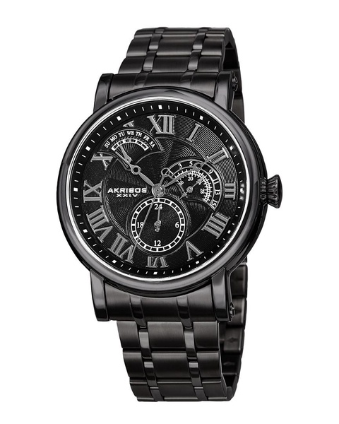 Akribos XXIV Men's Stainless Steel Watch