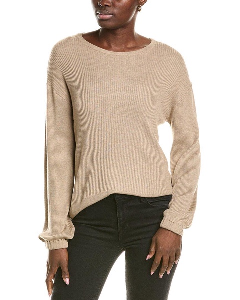 Splendid Rib Cashmere-Blend Sweater