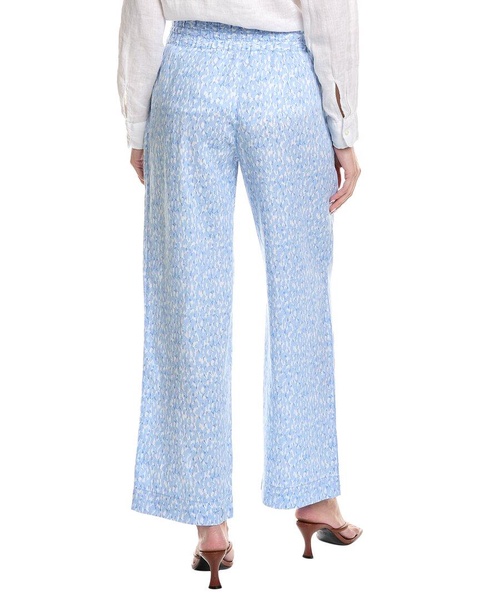 Tommy Bahama Chic Cheetah High-Rise Easy Linen Pant