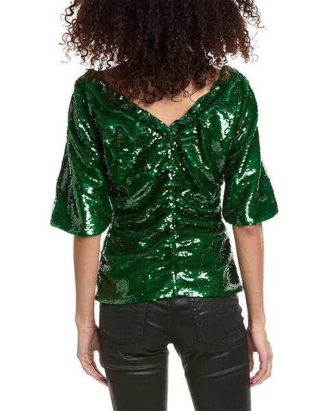 GANNI Sequin Blouse