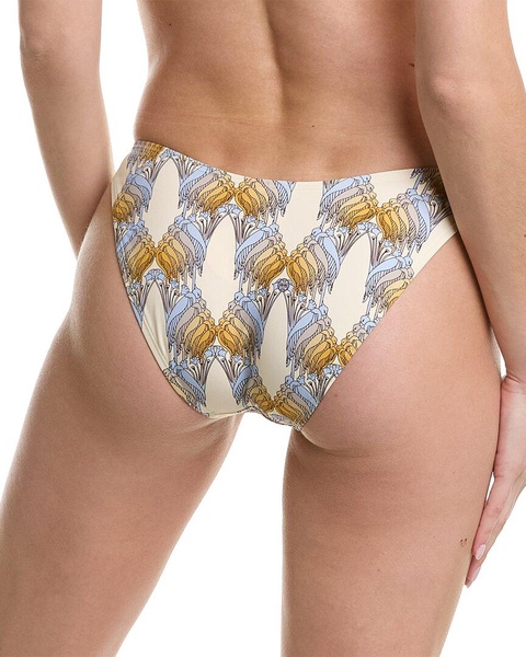 Tory Burch Printed High-Leg Hipster Bikini Bottom