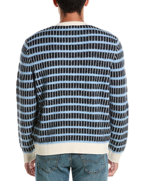 Ted Baker Textured Stripe Wool-Blend Sweater