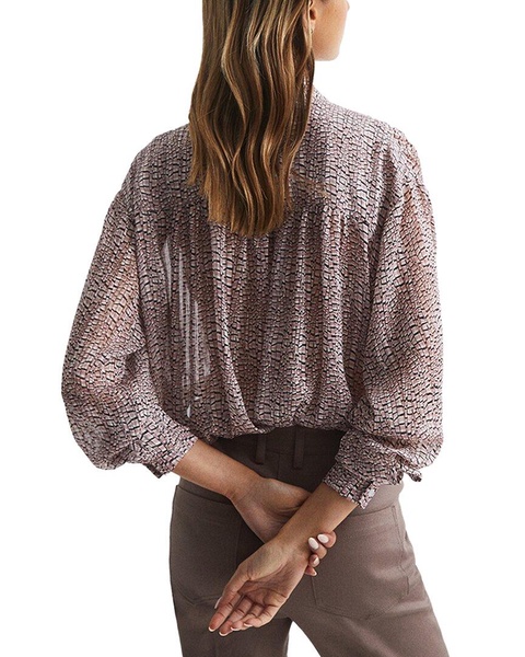 Reiss Kelsie Lurex Blouse