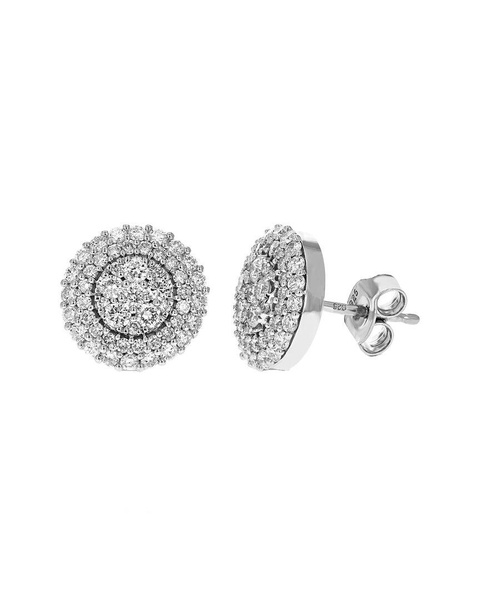 Silver 1.50 ct. tw. Lab-Grown Diamond Studs