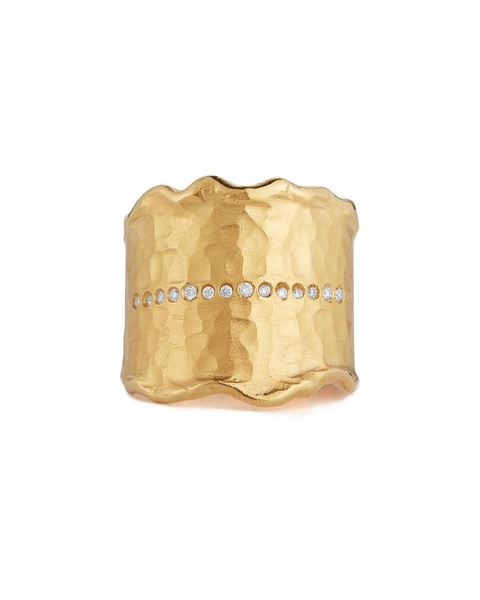 I. Reiss 14K 0.11 ct. tw. Diamond Cuff Ring