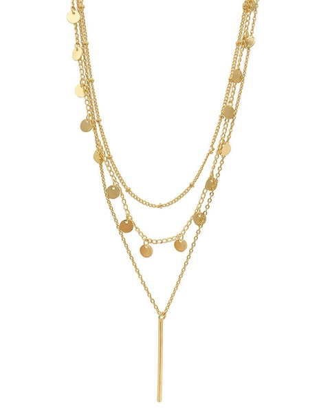 Adornia 14K Plated Chain Necklace Set