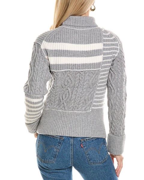 SIMKHAI Maggi Wool & Cashmere-Blend Pullover