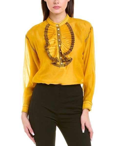 Tory Burch Silk-Blend Blouse