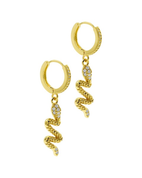 ADORNIA 14K Plated Hoops