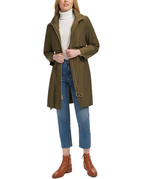 Cole Haan Packable Belted Trench Coat