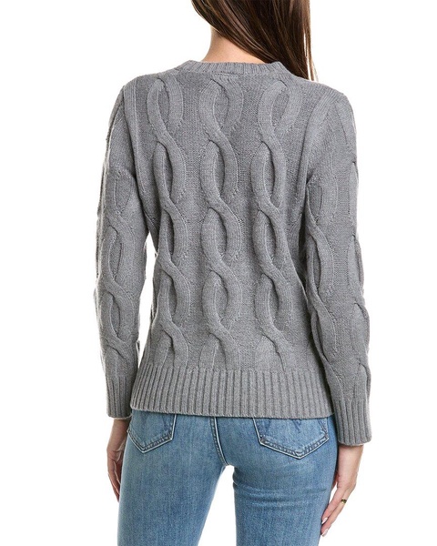 Sail to Sable Chunky Cable Wool-Blend Sweater