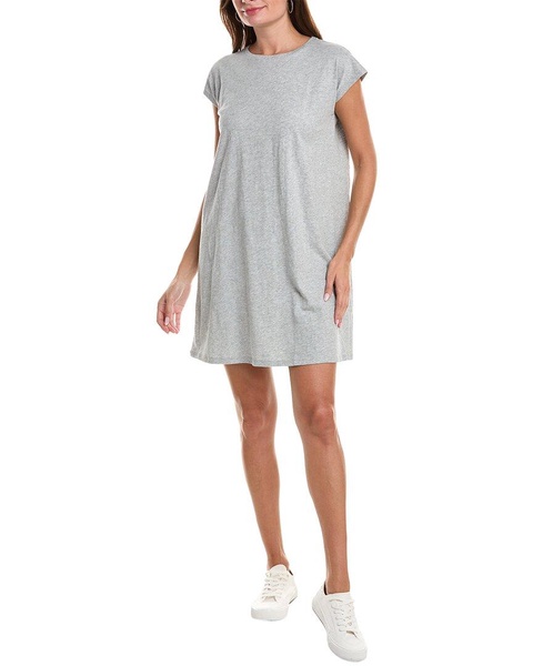 EILEEN FISHER Crewneck Boxy Shift Dress