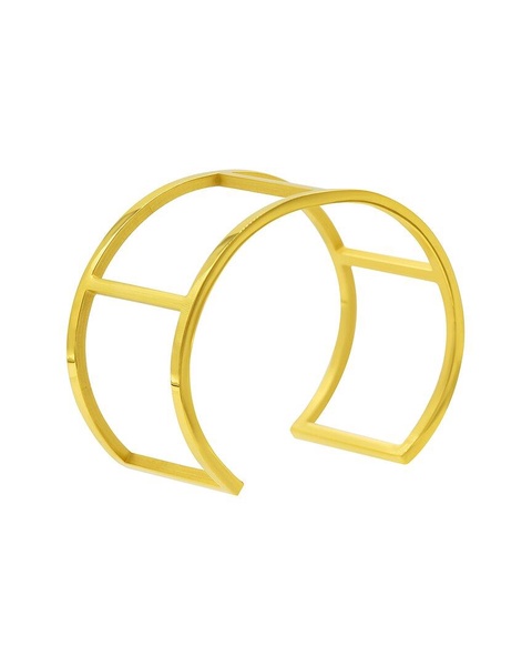 ADORNIA 14K Plated Cuff Bracelet