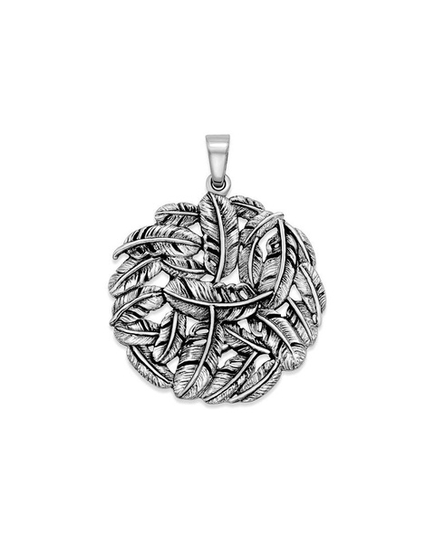 Samuel B. Silver Feathers Pendant