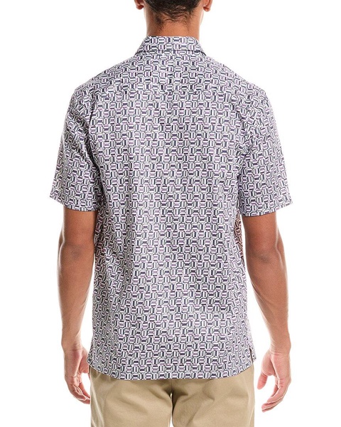 Ted Baker Astun Stretch Geo Woven Shirt