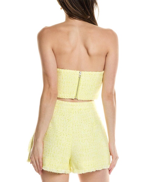 BCBGMAXAZRIA Boucle Crop Top