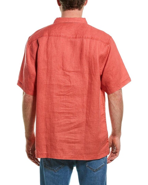 Tommy Bahama Linen Sea Glass Camp Woven Shirt