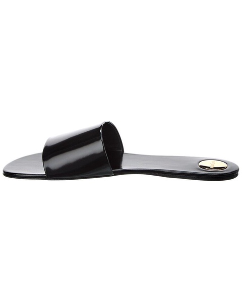 Saint Laurent Carlyle Leather Flat Sandal