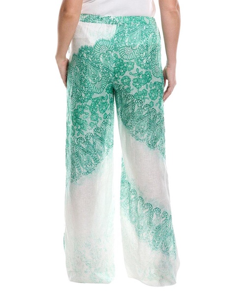 Marina Rinaldi Plus Romanzo Linen Trouser