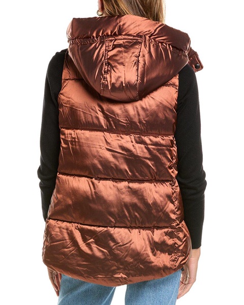 Sam Edelman Hooded Funnel Puffer Vest