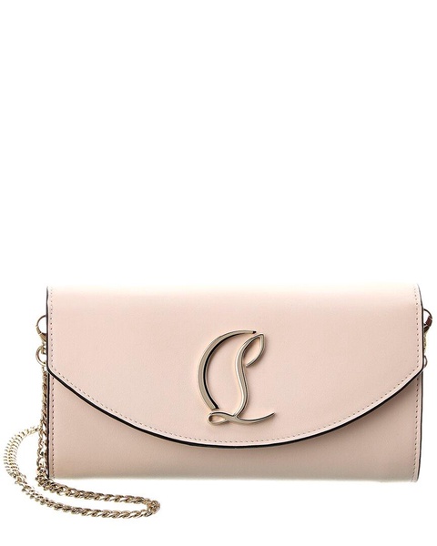 Christian Louboutin Loubi54 Leather Wallet On Chain