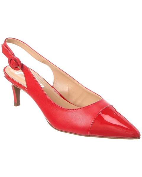 French Sole Skylar Leather Slingback Pump