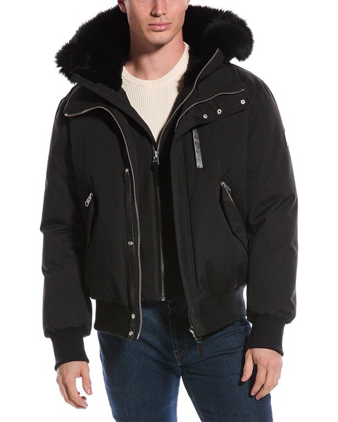 Mackage Dixon Leather-Trim Down Coat