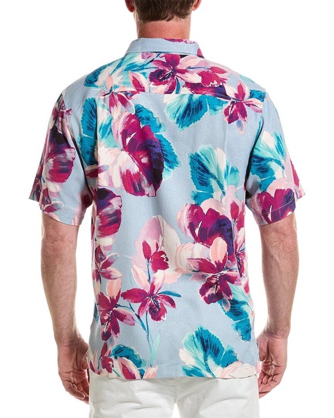 Tommy Bahama La Esmeralda Flora Silk Shirt