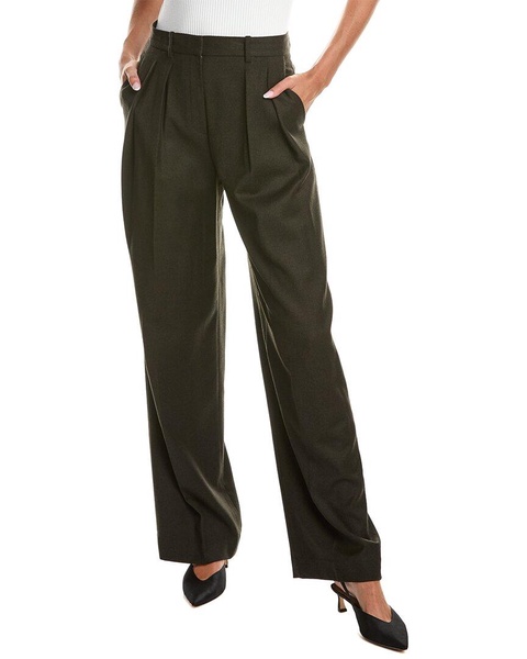 Theory Double Pleat Wool Pant