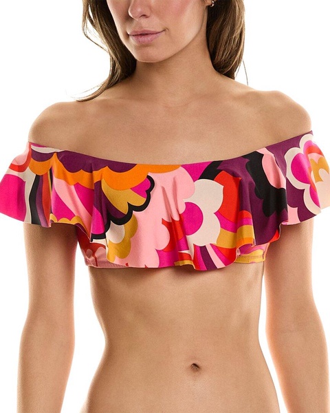 Trina Turk Fab Faire Bandeau Bikini Top