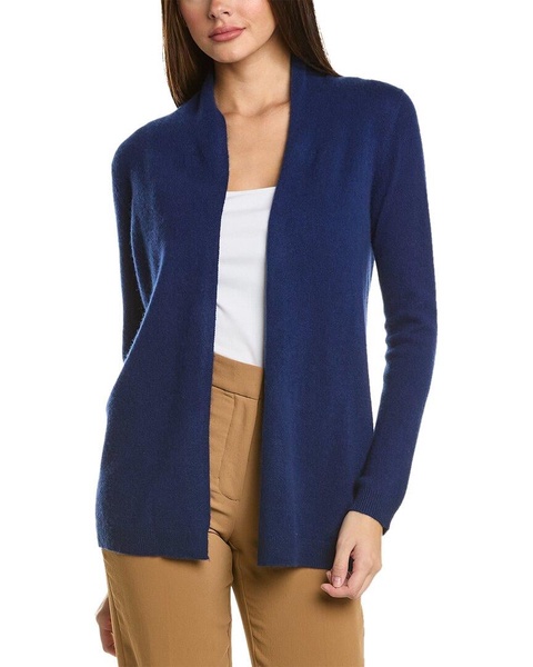 sofiacashmere Cashmere Drape Cardigan